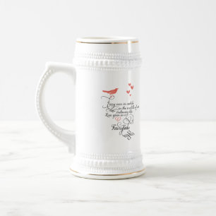 Every once in awhile in an ordinary life. beer stein