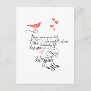 Every once in awhile in an ordinary life. postcard