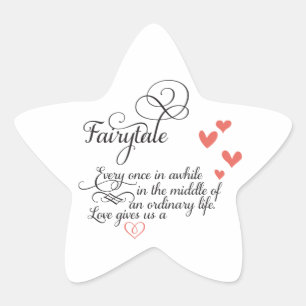 Every once in awhile in an ordinary life. star sticker