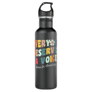Every One Deserves A Voice Colourful Shirt SLP Spe 710 Ml Water Bottle