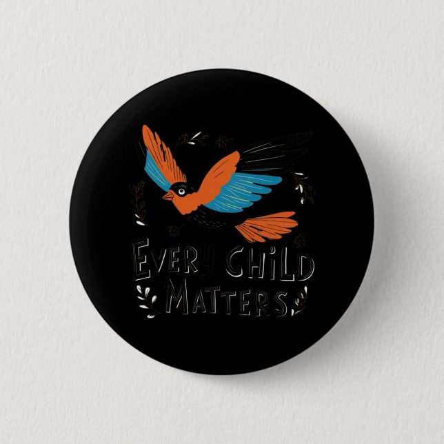 Every Orange Day - Child Kindness S Sticker  2 Inch Round Button (Front)