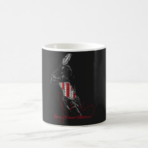Every Point Matters Tennis Typography Coffee Mug