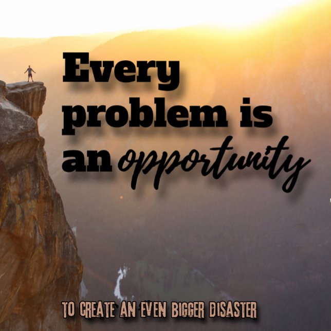 Every Problem Is an Opportunity T-Shirt (Creator Uploaded)