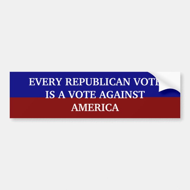 EVERY REPUBLICAN VOTE BUMPER STICKER (Front)