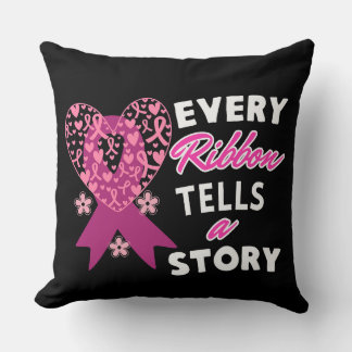 Every Ribbon Tells A Story - Throw Pillow