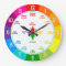 Every Second Counts Rainbow Colours Learning Clock