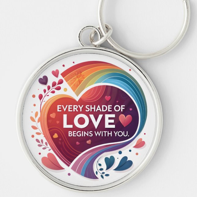 Every Shade of Love Keychain (Front)