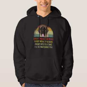 Every Snack You Make English Mastiff Dog Mom Dog D Hoodie