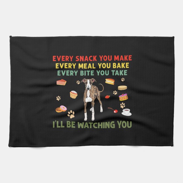 Every snack you make every meal you bake italian g kitchen towel (Horizontal)