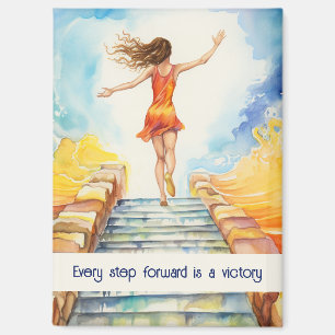 Every step forward is a victory magnet