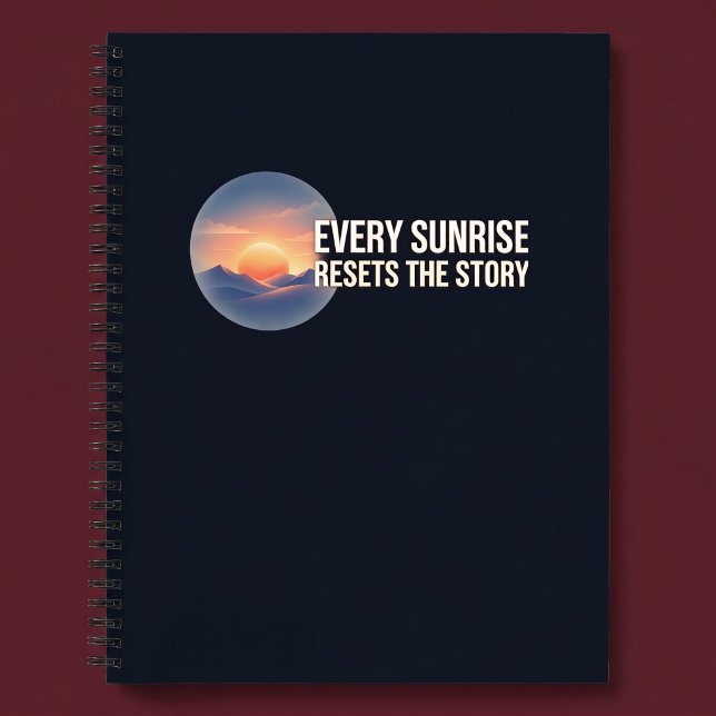 Every Sunrise Resets The Story Notebook (Creator Uploaded)