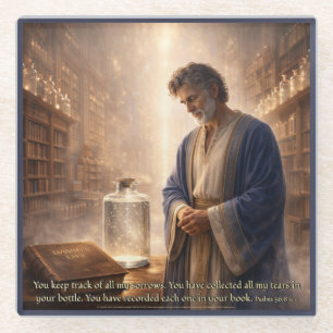 Every Tear Remembered Glass Coaster
