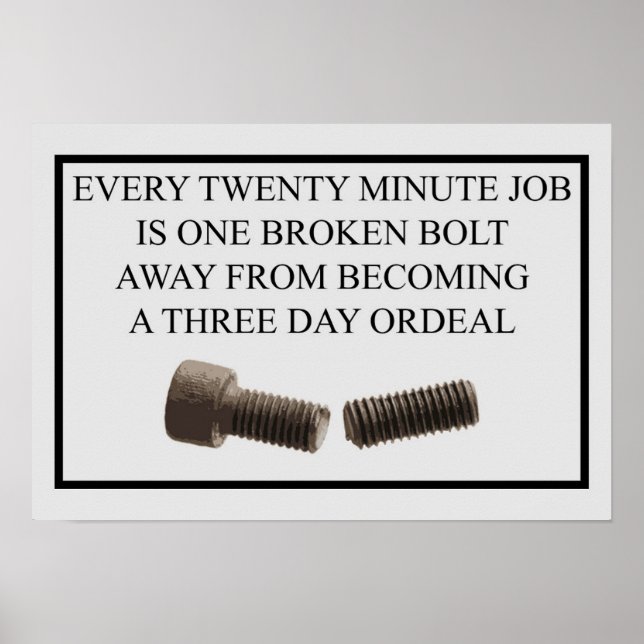 Every Three Minute Job Poster (Front)