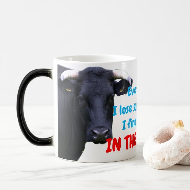 Every time I lose weight I find it in the fridge! Magic Mug (With Donut)