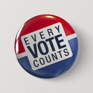 Every Vote Counts Election Button
