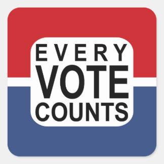Every Vote Counts sticker