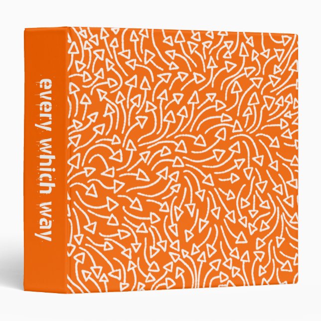 Every Which Way (1.5in) - White on Orange Binder (Front/Spine)