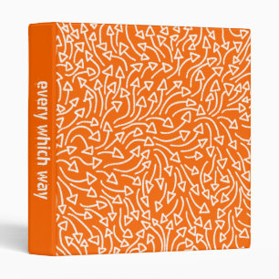 Every Which Way (1in) - White on Orange Binder