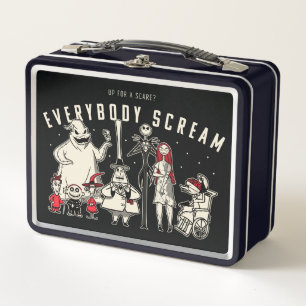 Everybody Scream - Halloween Town Group Metal Lunch Box