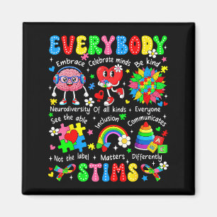 Everybody stims autism awareness special education magnet