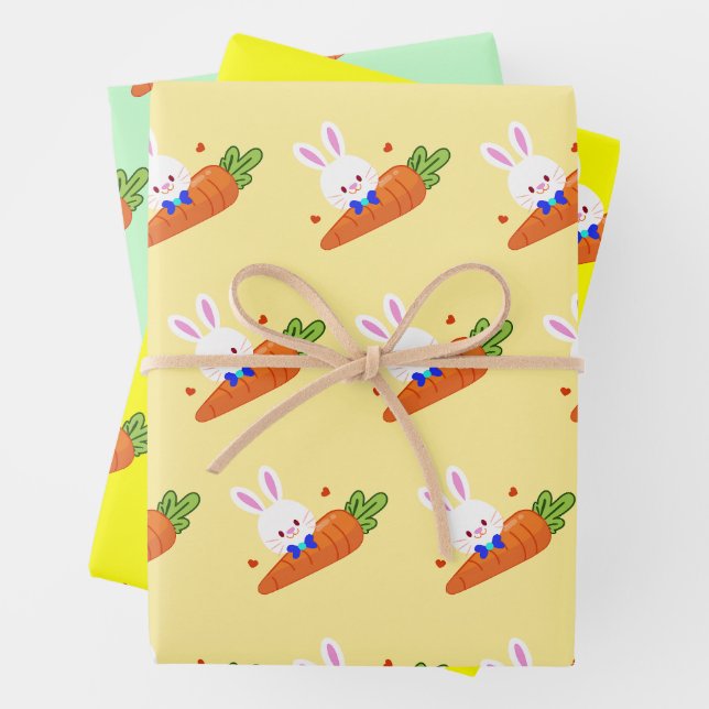 Everybunny Wrapping Paper Sheet (In situ)
