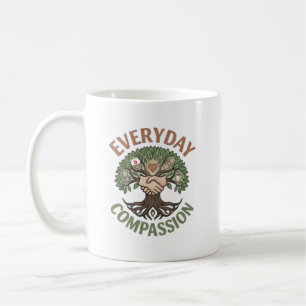 Everyday Compassion Nurse Illustration Coffee Mug