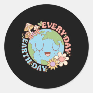 Everyday Earth Day Earth Day  Classic Round Sticker