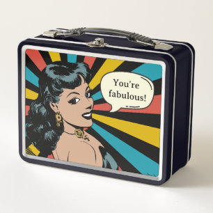 Everyday Fabulous Pinup: Celebrate Yourself! Metal Lunch Box