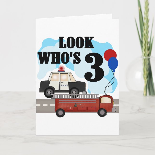 Everyday Heroes 3rd Birthday Tshirts and Gifts Card (Front)