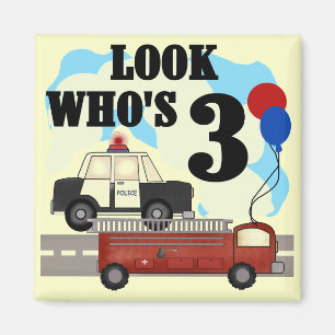 Everyday Heroes 3rd Birthday Tshirts and Gifts Magnet
