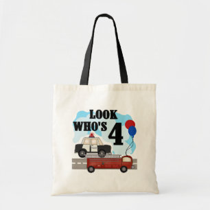 Everyday Heroes 4th Birthday Tote Bag