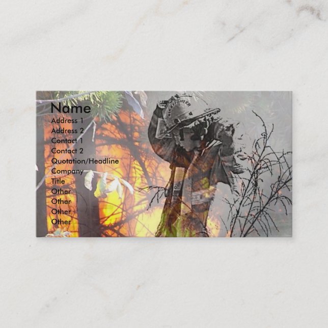 Everyday Heros Business Card (Front)