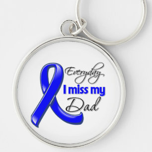 Everyday I Miss My Dad Colon Cancer Keychain