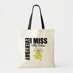 Everyday I Miss My Hero Suicide Prevention Tote Bag