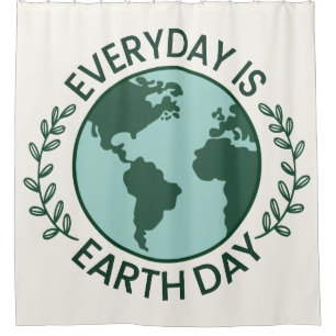 Everyday Is Earth Day - Vintage Green Earth Lover