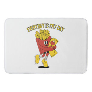 Everyday Is Fry Day Bath Mat