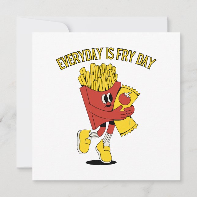 Everyday Is Fry Day Invitation (Front)