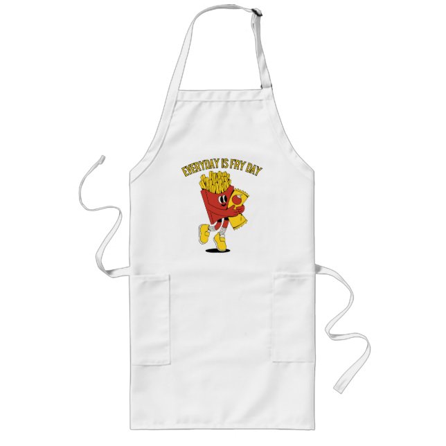 Everyday Is Fry Day Long Apron (Front)