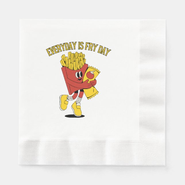 Everyday Is Fry Day Napkin (Front)