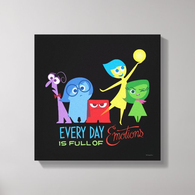 Everyday is Full of Emotions Canvas Print (Front)