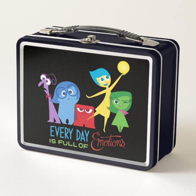 Everyday is Full of Emotions Metal Lunch Box (Front)