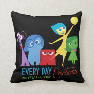 Everyday is Full of Emotions Throw Pillow