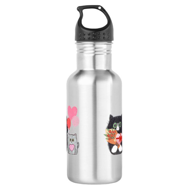 Everyday is Meowmy's Day 532 Ml Water Bottle (Back)