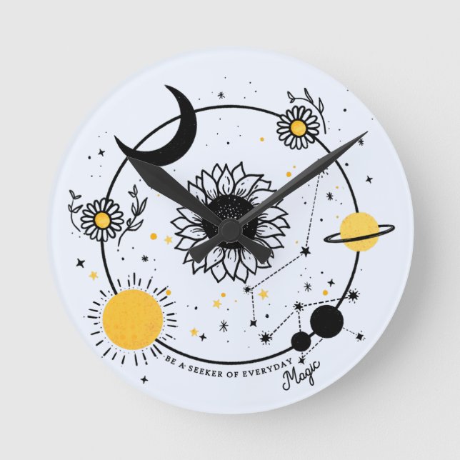 Everyday Magic Round Clock (Front)