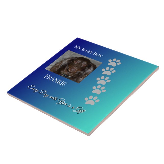 Everyday Pawprints Tribute Tile (Side)