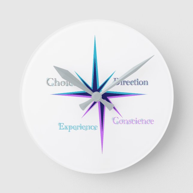Everyday Symbols Wall Clock (Front)