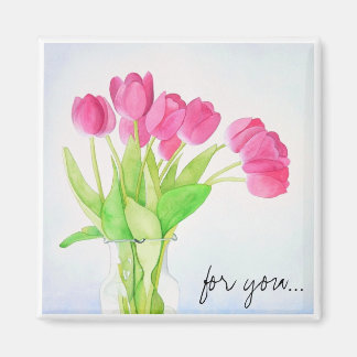 Everyday Tulips magnet