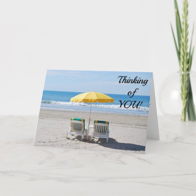 **EVERYDAY WITH YOU IS LIKE A DAY AT THE BEACH** CARD (Front)