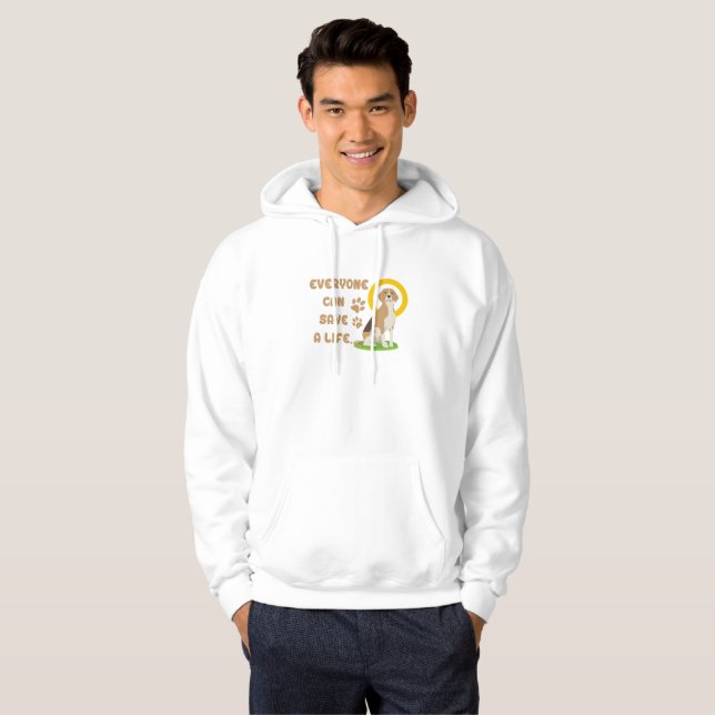 Everyone can save a life hoodie (Front Full)