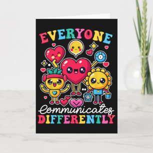 Everyone Communicates Differently Special Educatio Card